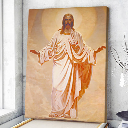 Jesus Christ Canvas - Jesus Canvas - Jesus Wall Art - Christ Pictures - Christian Canvas Prints - Faith Canvas - Gift For Christian - Ciaocustom