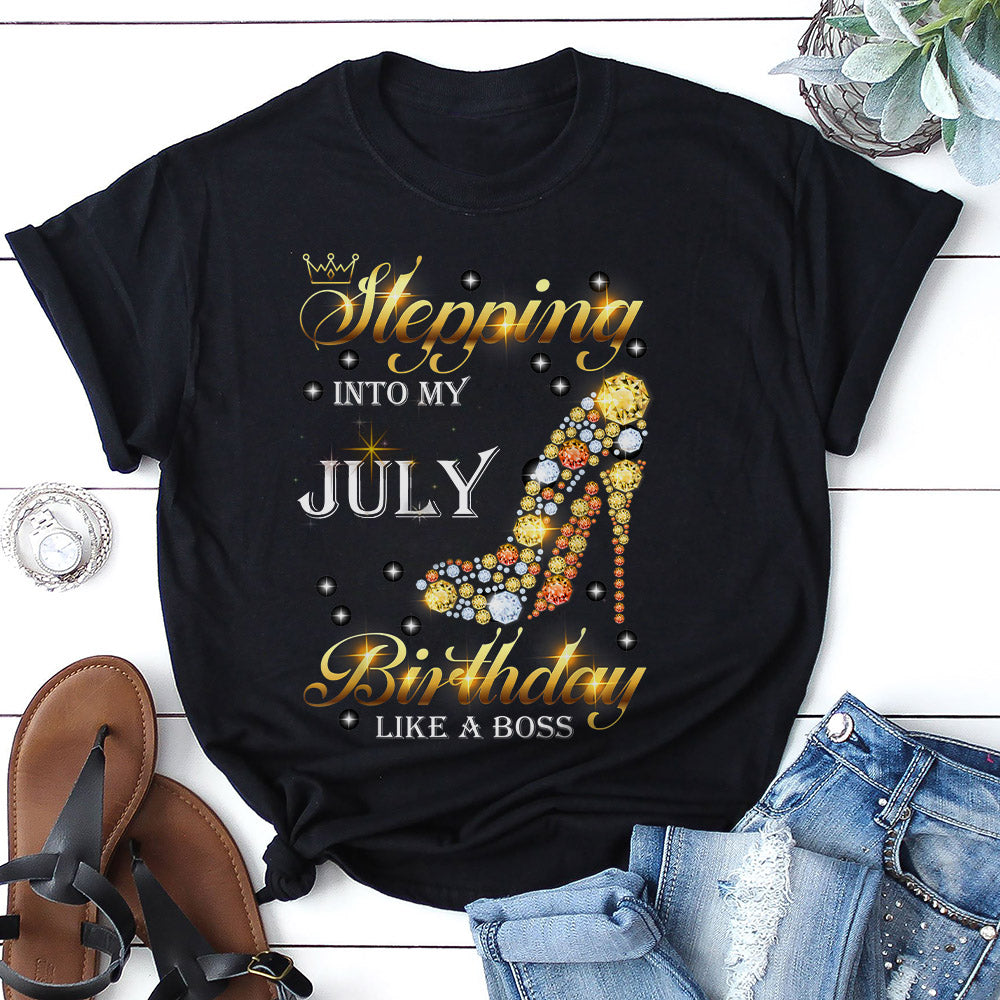 Stepping Into My 60th Birthday With God's Grace & Mercy T-shirt - Birthday Shirt For Women - Ciaocustom