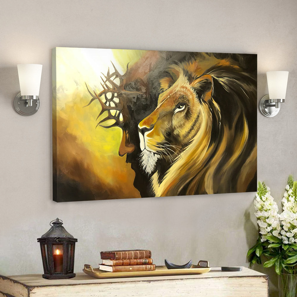 Lion Of Judah Pictures - Jesus Canvas - Jesus Wall Art - Christ Pictures - Christian Canvas Prints - Faith Canvas - Gift For Christian - Ciaocustom
