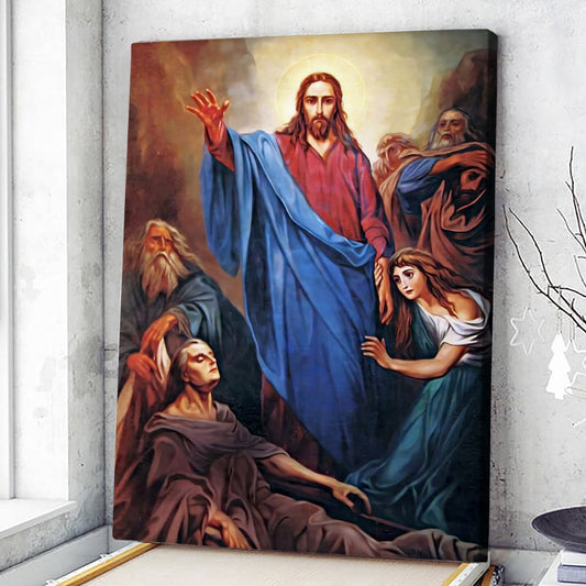 Jesus Canvas Poster - Jesus Wall Art - Christ Pictures - Christian Canvas Prints - Faith Canvas - Gift For Christian - Ciaocustom