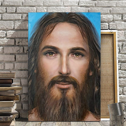 Jesus Portrait - Jesus Canvas Poster - Jesus Wall Art - Christ Pictures - Christian Canvas Prints - Faith Canvas - Gift For Christian - Ciaocustom