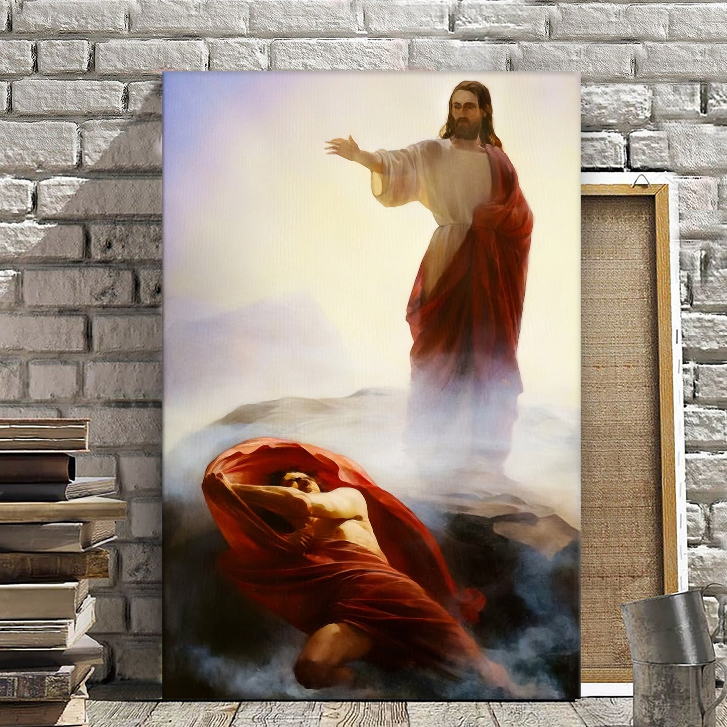 The Temptation of Christ - Jesus Wall Art - Christ Pictures - Christian Canvas Prints - Faith Canvas - Gift For Christian - Ciaocustom