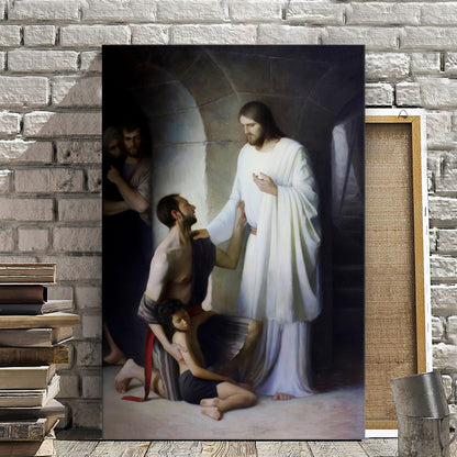 Help Thou Mine Unbelief - Jesus Canvas Poster - Jesus Wall Art - Christian Canvas Prints - Faith Canvas - Gift For Christian - Ciaocustom