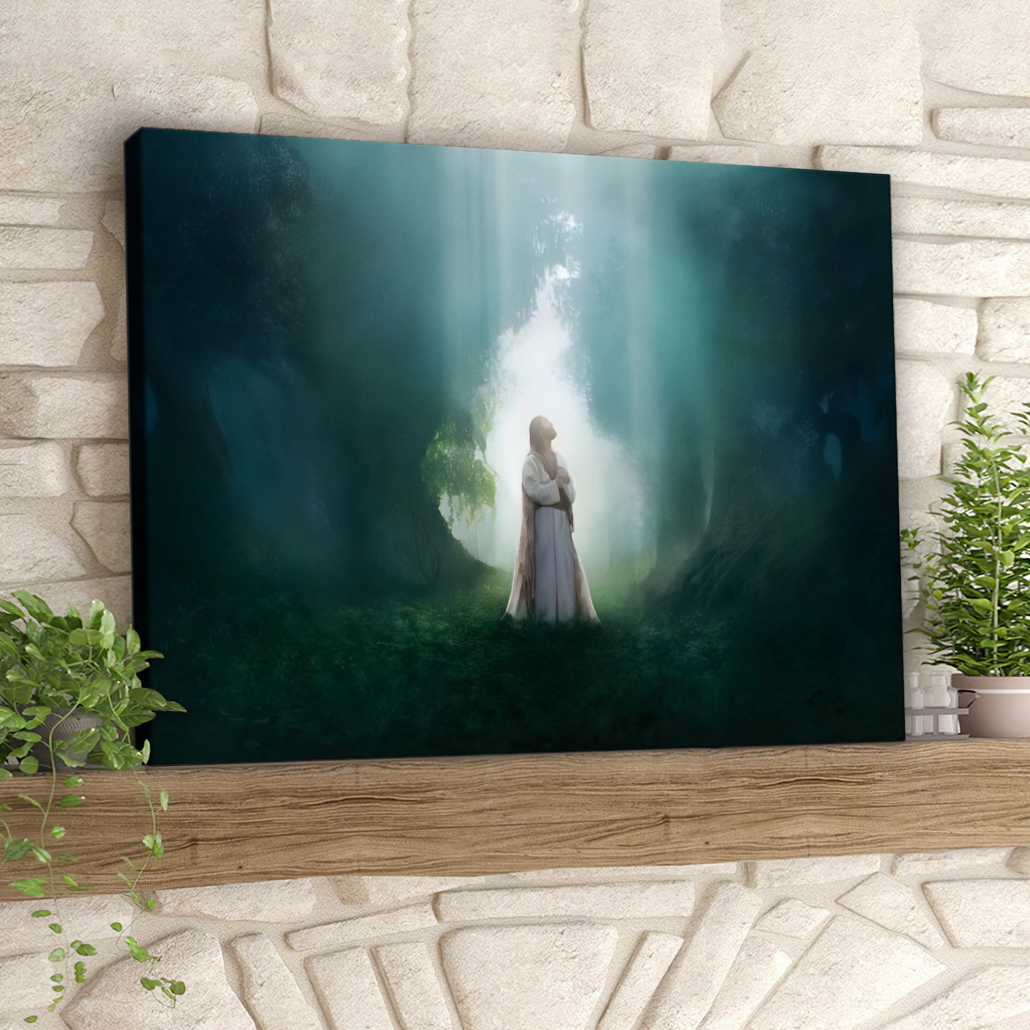 Lightweave - Jesus Canvas Poster - Christian Canvas Prints - Faith Canvas - Ciaocustom