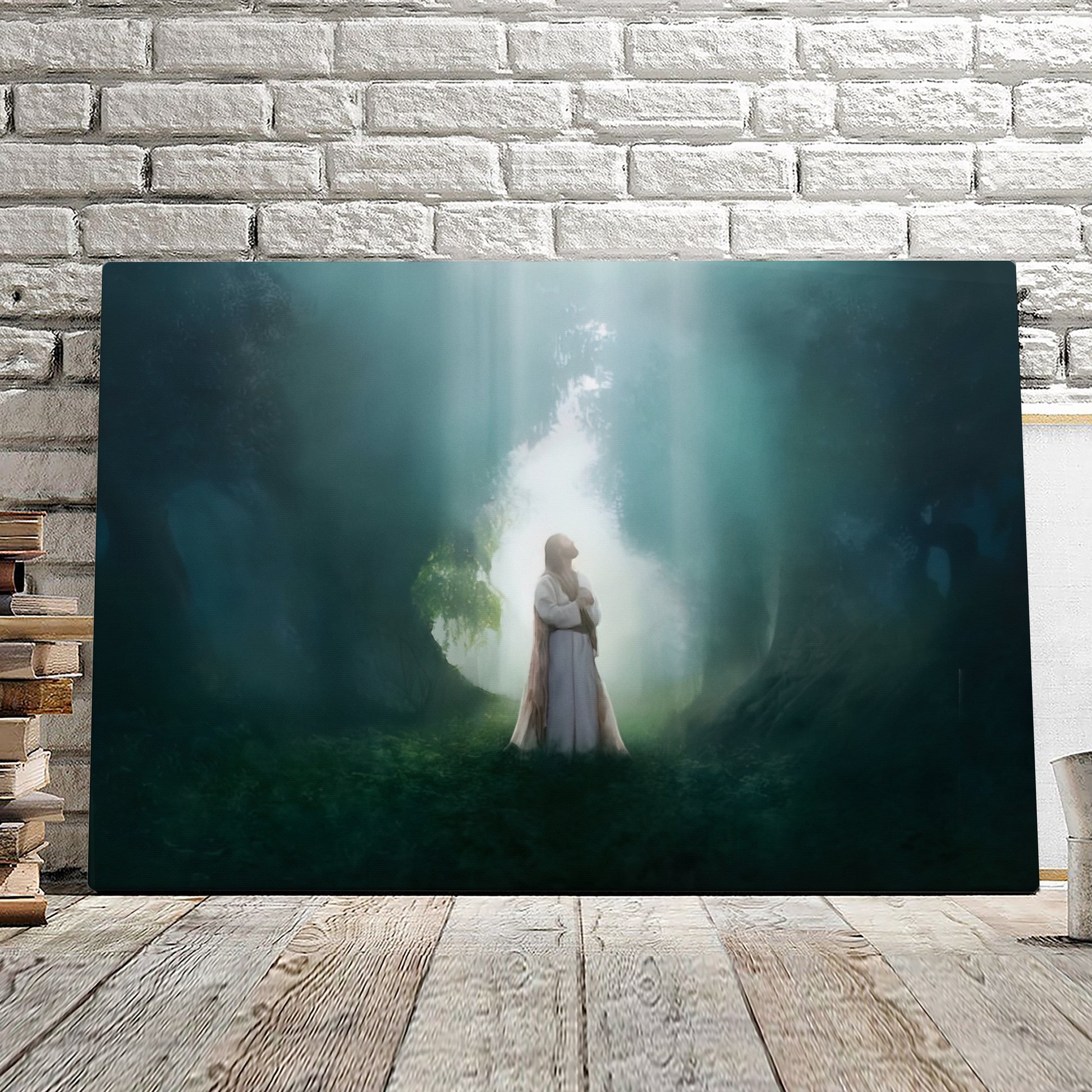 Lightweave - Jesus Canvas Poster - Christian Canvas Prints - Faith Canvas - Ciaocustom