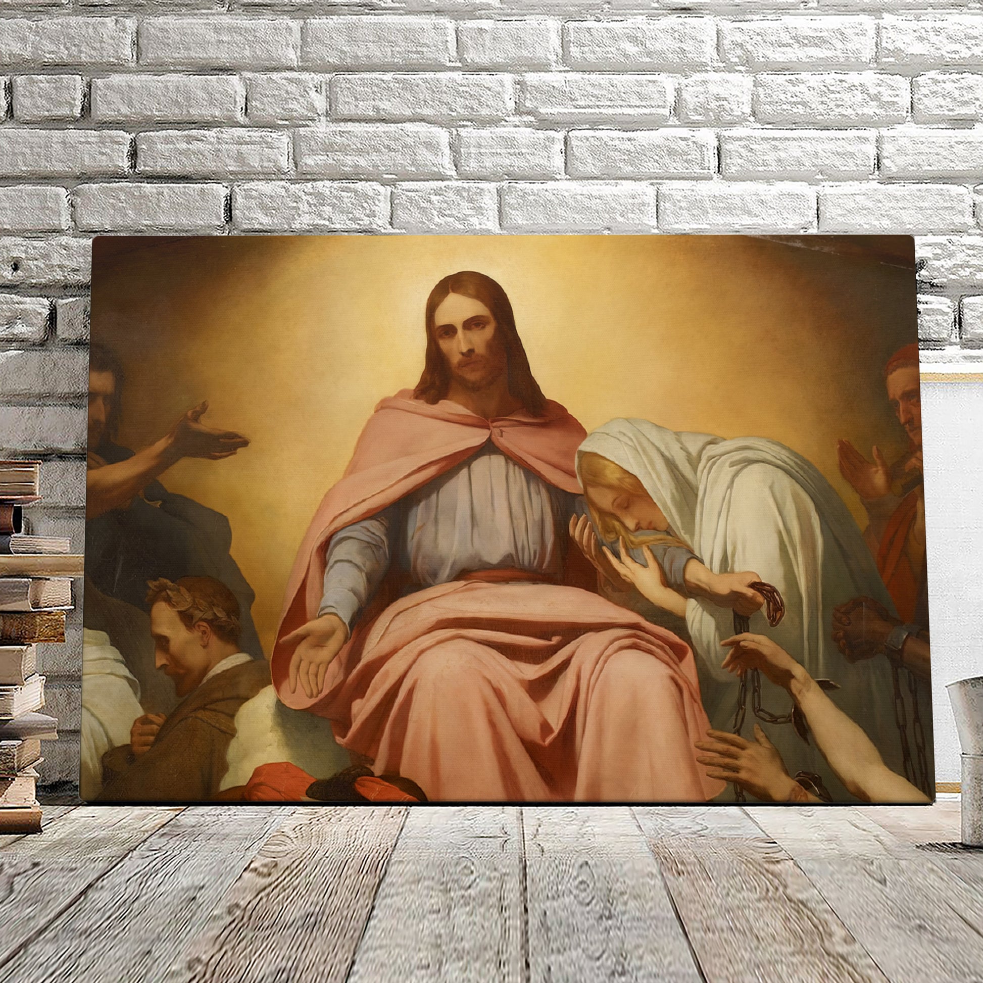 Christus Consolator - Jesus Picture - Jesus Canvas Poster - Christian Canvas Prints - Faith Canvas - Ciaocustom