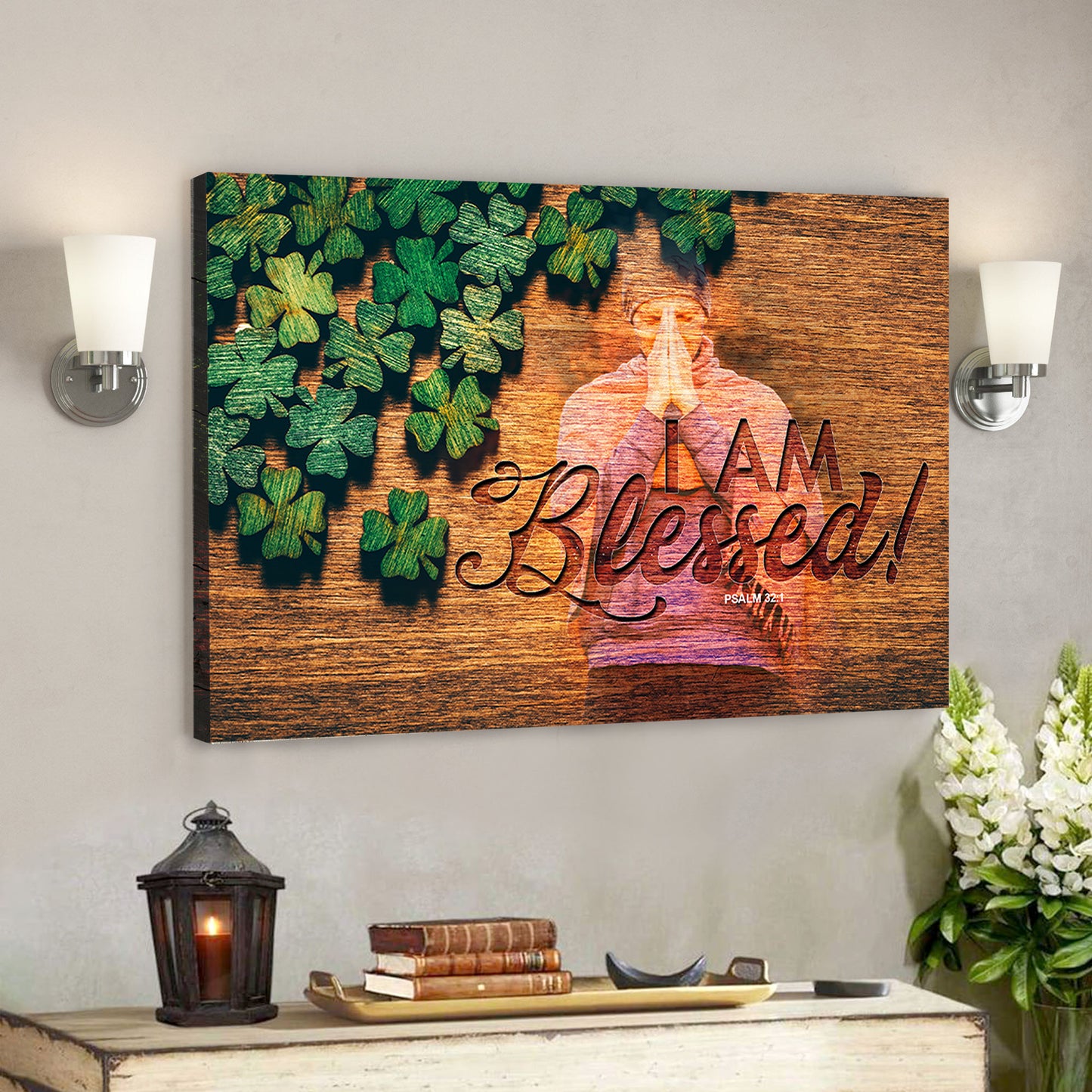 I Am Blessed - Bible Verse Canvas - God Canvas - Scripture Canvas Wall Art - Ciaocustom