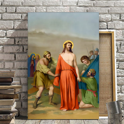 Stations of the Cross - Jesus Wall Art - Christian Canvas Prints - Faith Canvas - Gift For Christian - Ciaocustom