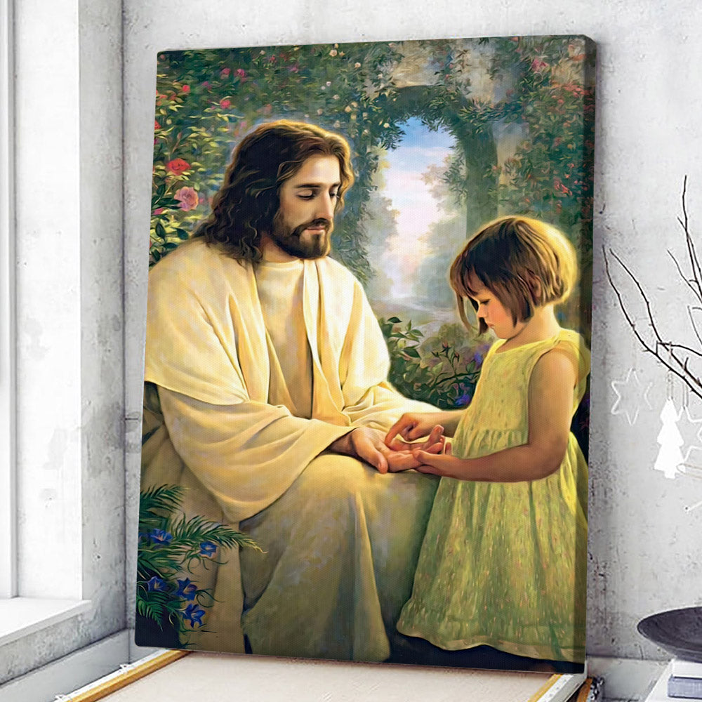 I Feel My Savior's Love - Jesus Canvas Poster - Jesus Wall Art - Christ Pictures - Christian Canvas Prints - Faith Canvas - Gift For Christian - Ciaocustom