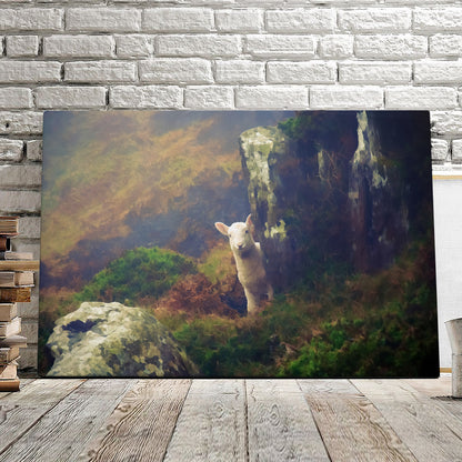 Lamb - Jesus Pictures - Jesus Canvas Poster - Christian Canvas Prints - Faith Canvas - Ciaocustom