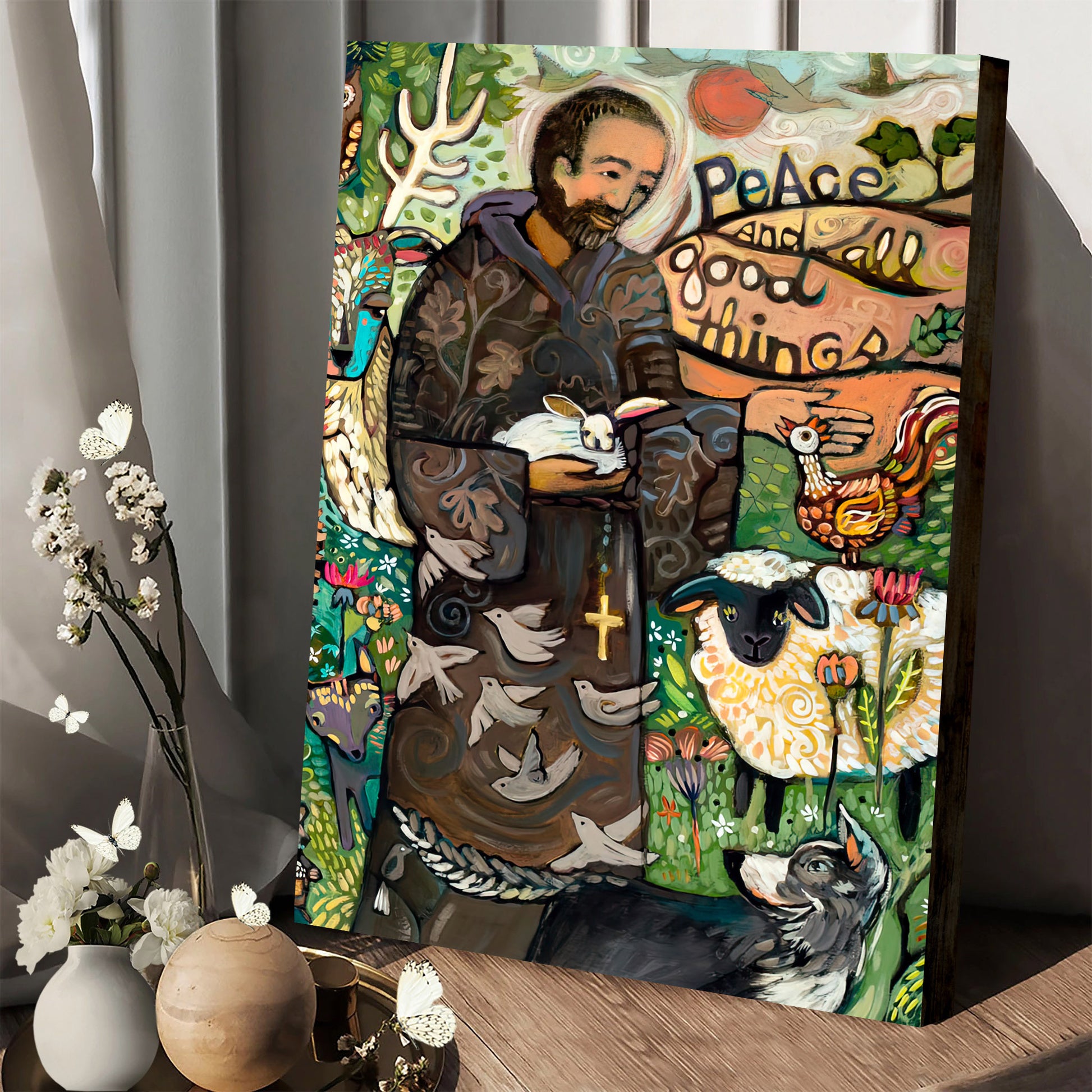 Saint Francis Canvas Posters - Christian Canvas Wall Art