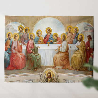 The Last Supper - Christian Wall Tapestry - God Tapestry - Jesus Wall Tapestry - Religious Tapestry Wall Hangings - Bible Verse Wall Tapestry - Religious Tapestry - Ciaocustom