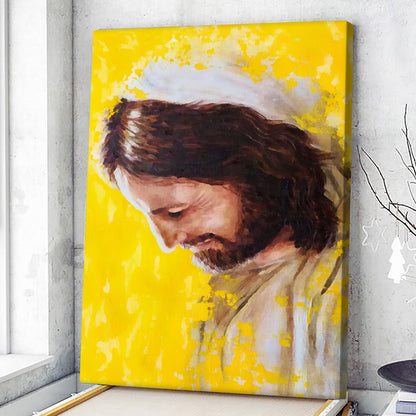 Jesus Poster - Jesus Wall Art - Christian Canvas Prints - Faith Canvas - Gift For Christian - Ciaocustom