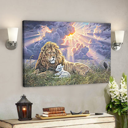 Lion - Jesus Canvas 81 - Christian Gift - Jesus Canvas Painting - Jesus Poster - Jesus Canvas Art - Bible Verse Canvas Wall Art - God Canvas - Scripture Canvas - Ciaocustom