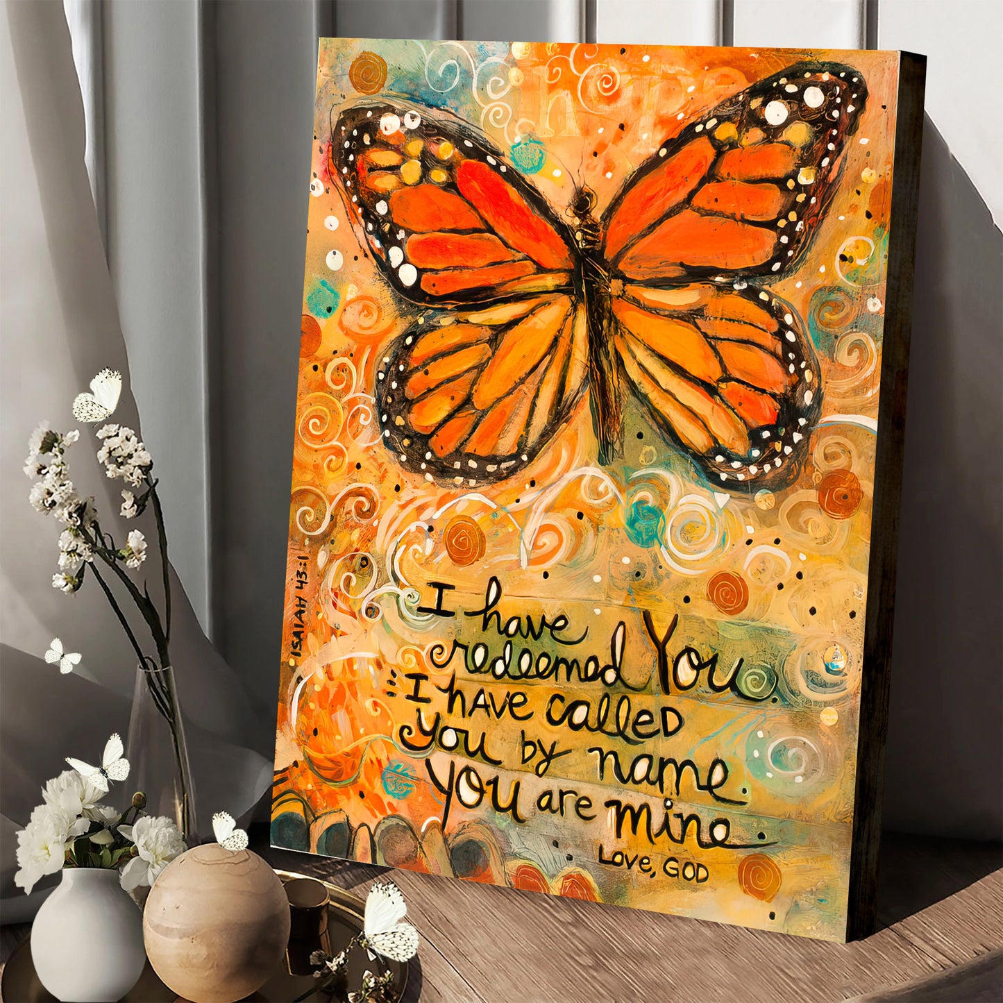 I Have Redeemed You Canvas Wall Art - Religious Wall Decor - Ciaocustom