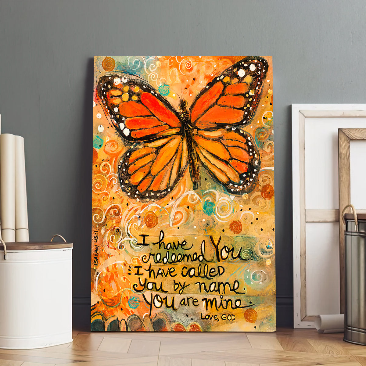 I Have Redeemed You Canvas Wall Art - Religious Wall Decor - Ciaocustom