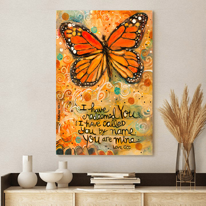 I Have Redeemed You Canvas Wall Art - Religious Wall Decor - Ciaocustom