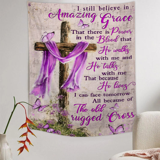 I Still Believe In - Christian Wall Tapestry - Religious Tapestry Wall Hangings - Bible Verse Wall Tapestry - Religious Tapestry - Ciaocustom