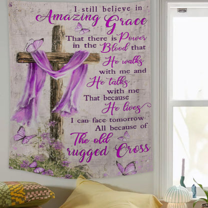 I Still Believe In - Christian Wall Tapestry - Religious Tapestry Wall Hangings - Bible Verse Wall Tapestry - Religious Tapestry - Ciaocustom