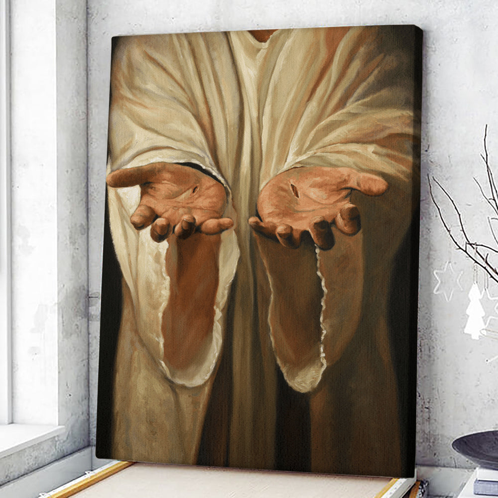 Hand Of God - Jesus Pictures - Jesus Canvas Poster - Christian Canvas Prints - Faith Canvas - Gift For Christian - Ciaocustom