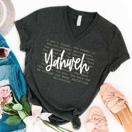 Yahweh T Shirts For Women - Women's Christian T Shirts - Women's Religious Shirts