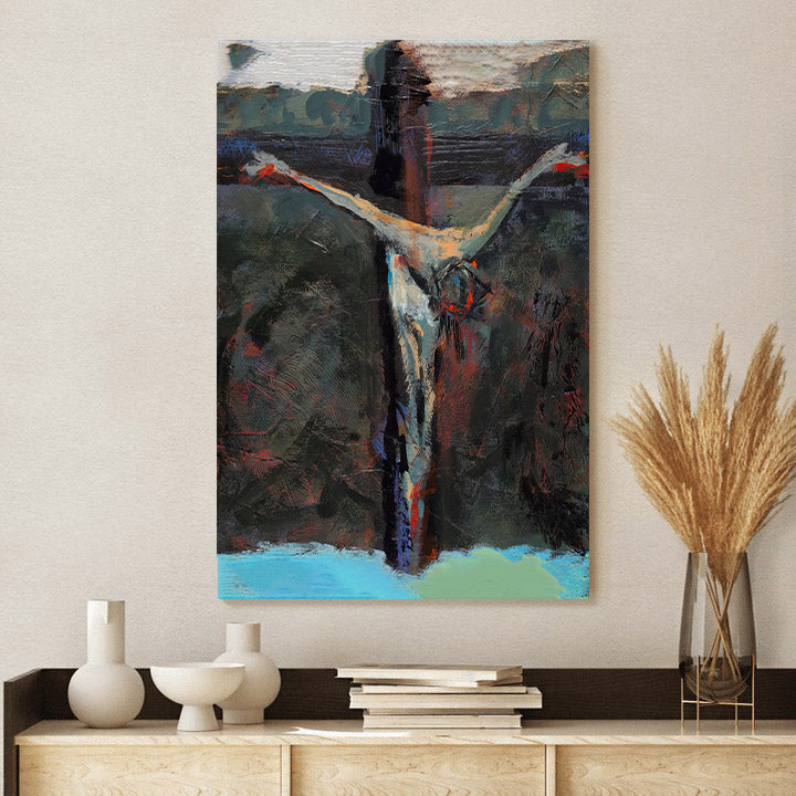 Station 12 Jesus Dies On The Cross Canvas - Christian Poster - Ciaocustom