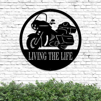 Metal Motorcycle Signs - Personalized Garage Signs - Gifts For The Motorcycle Lover - Garage Decor