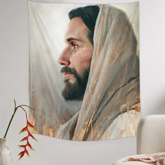 God Tapestry - Jesus Tapestry - Jesus Pictures - Jesus Wall Art - Christ Pictures - Christian Tapestry Wall Hanging - Gift For Christian - Ciaocustom