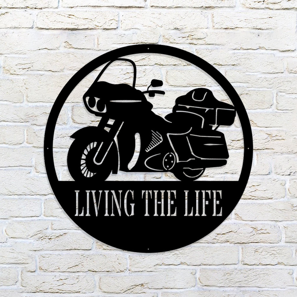 Metal Motorcycle Signs - Personalized Garage Signs - Gifts For The Motorcycle Lover - Garage Decor