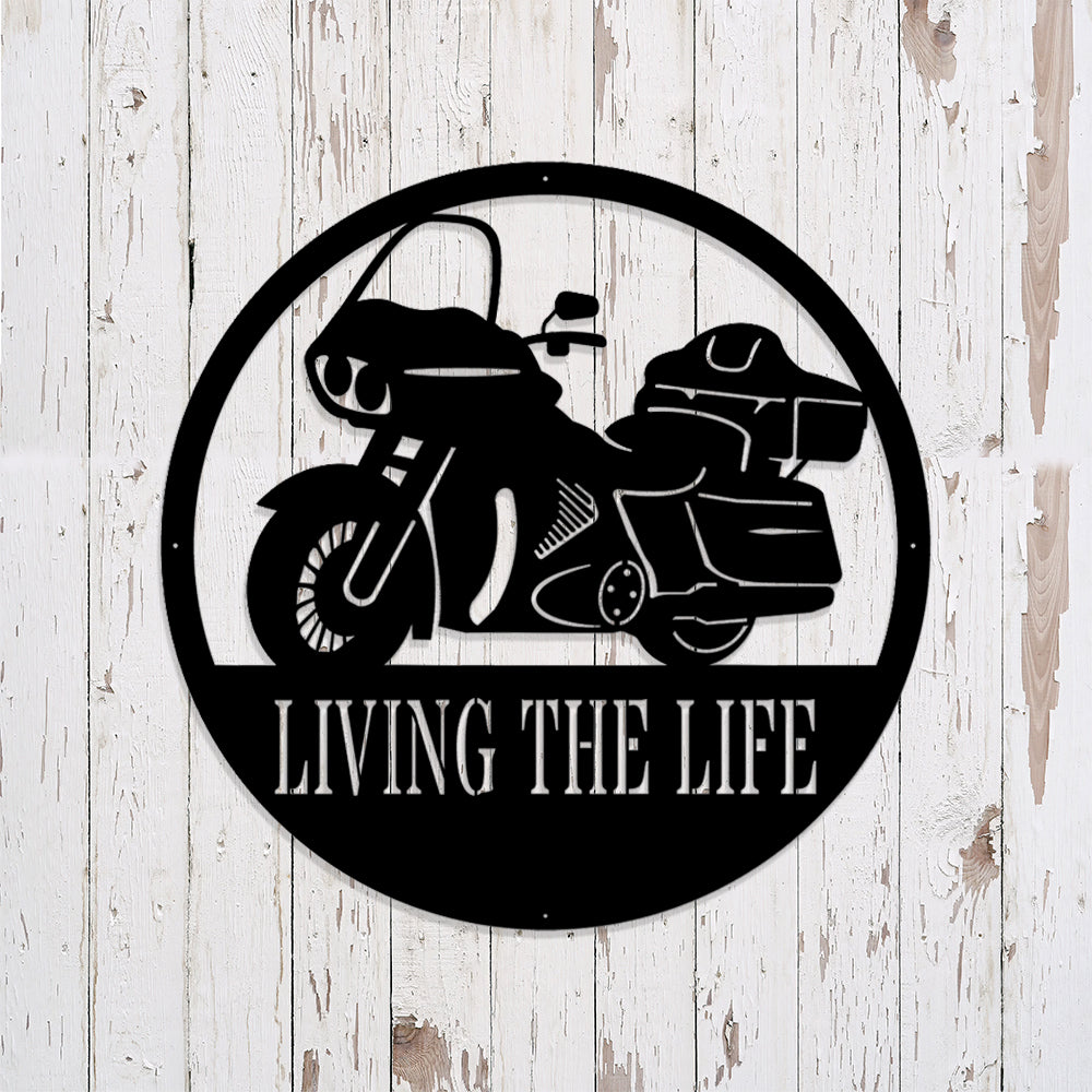 Metal Motorcycle Signs - Personalized Garage Signs - Gifts For The Motorcycle Lover - Garage Decor