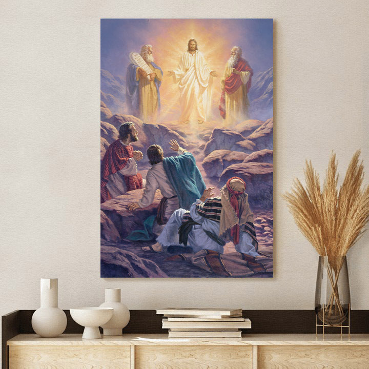 The Transfiguration Of Jesus Canvas - Christ Canvas - Ciaocustom