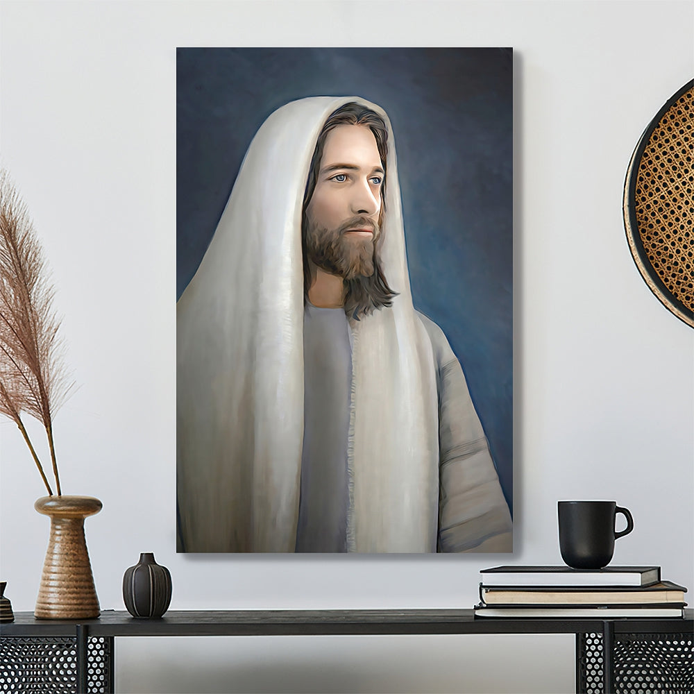 Jesus Canvas Painting - Jesus Canvas Wall Art - Bible Verse Canvas Wall Art - Scripture Canvas - Ciaocustom