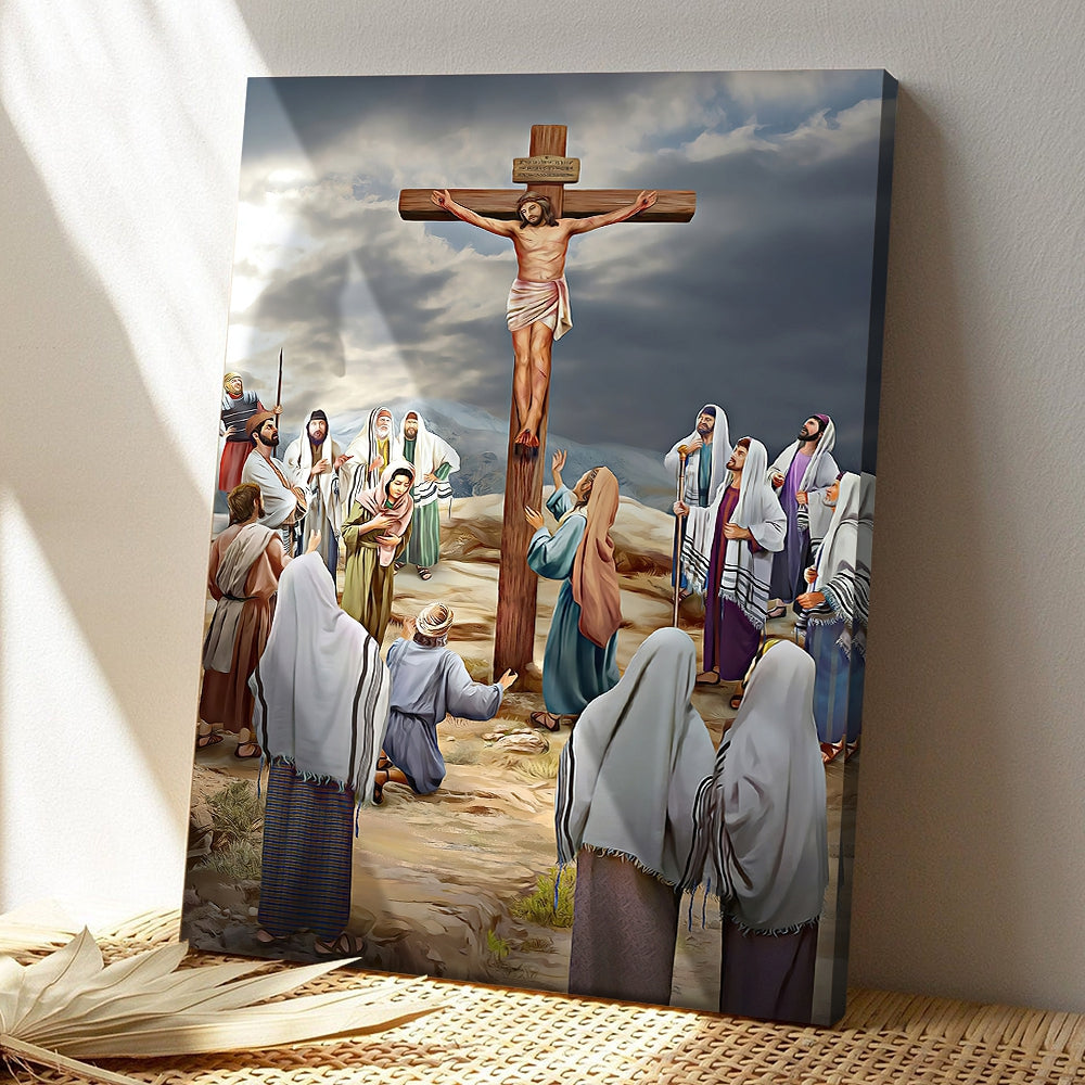The Death Of Jesus - Jesus Pictures - Jesus Canvas Poster - Jesus Wall ...