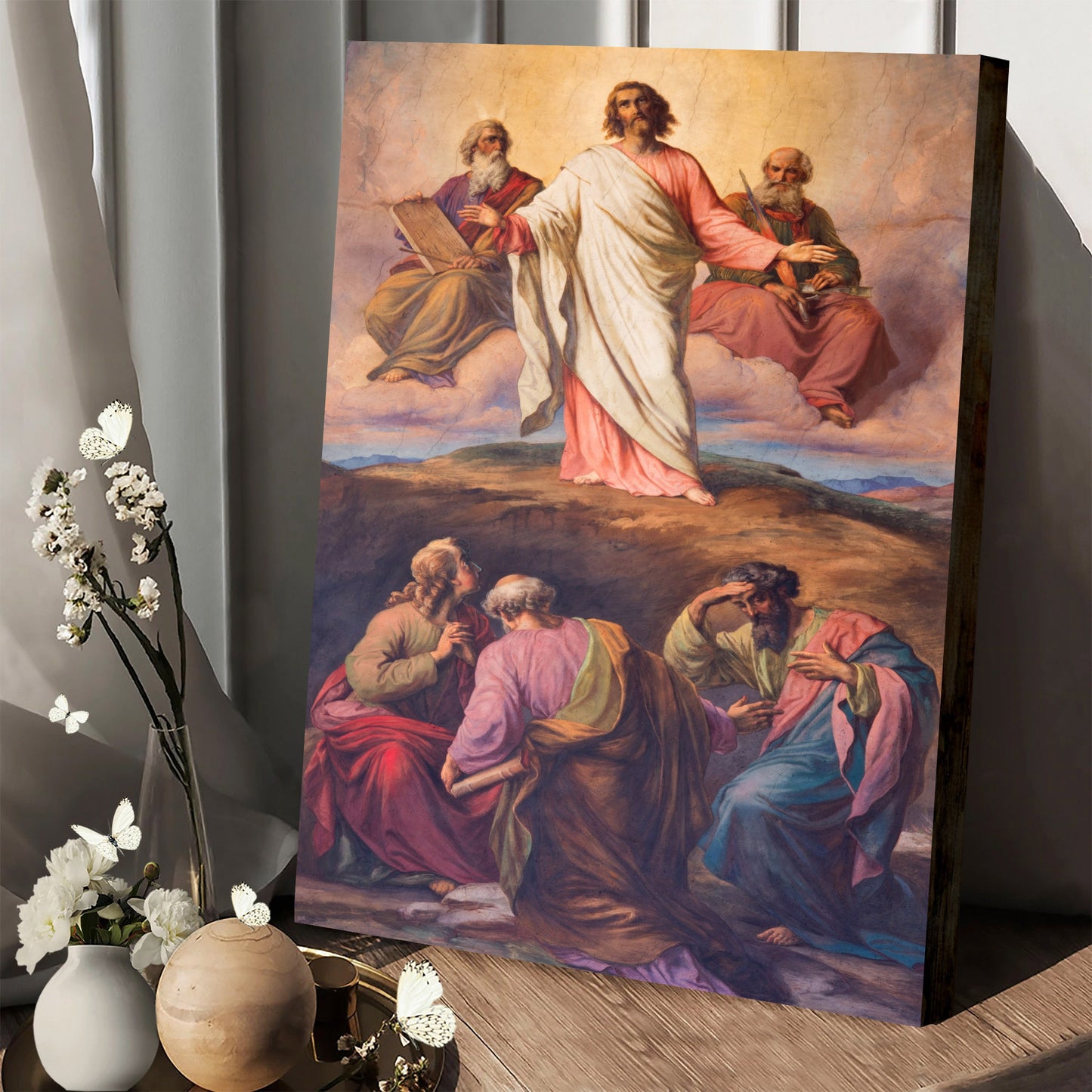 The Transfiguration On The Mount Tabor Fresco Canvas - Ciaocustom