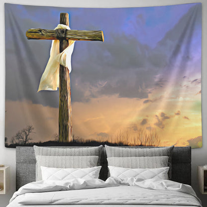 Holy Saturday - Biblical Tapestries - Christian Tapestry Wall - Religious Wall Decor - Ciaocustom