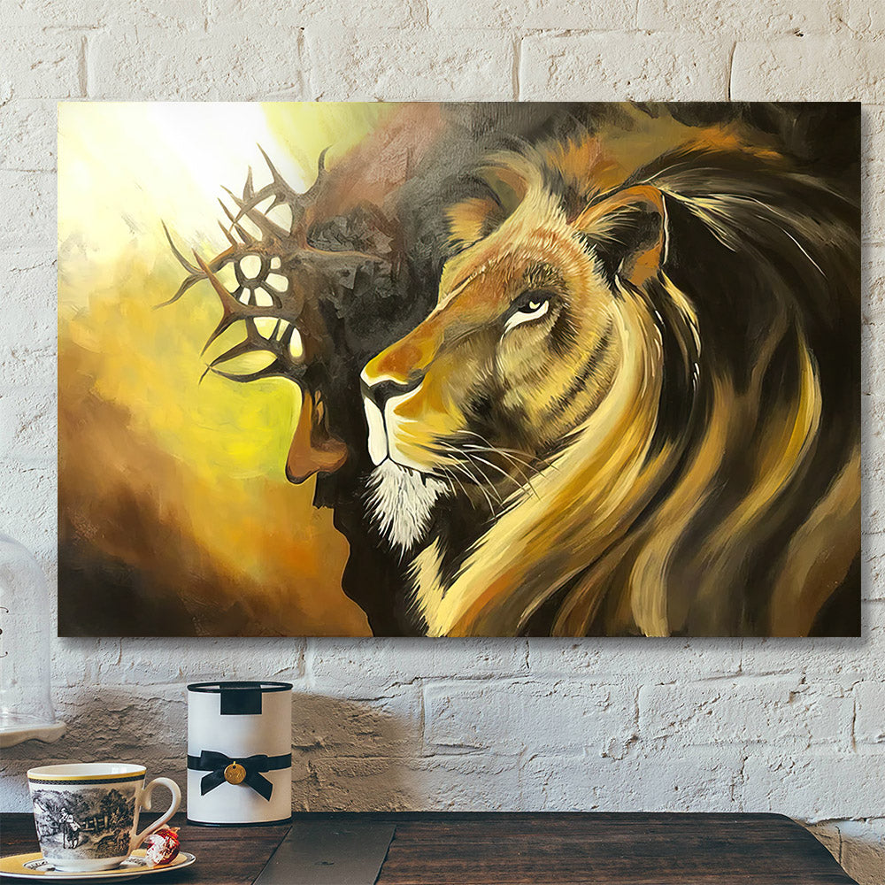 Lion Of Judah Pictures - Jesus Canvas - Jesus Wall Art - Christ Pictures - Christian Canvas Prints - Faith Canvas - Gift For Christian - Ciaocustom