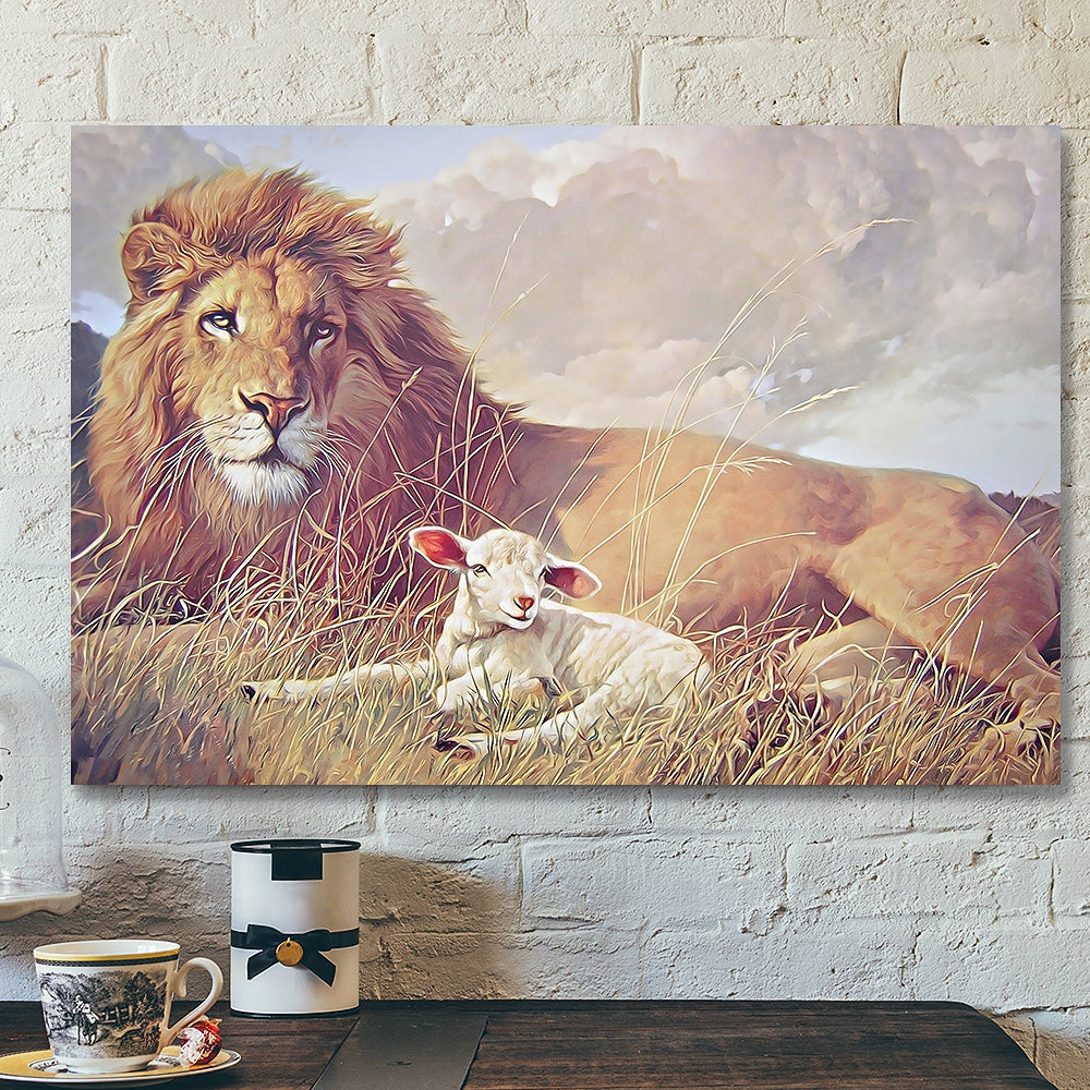 Lion - Jesus Christ Poster 17 - Jesus Poster - Jesus Canvas Wall Art - Bible Verse Canvas Wall Art - Scripture Canvas - Ciaocustom