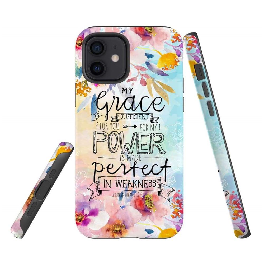 2 Corinthians 129 My Grace Is Sufficient For You Phone Case - Bible Verse Phone Cases- Iphone Samsung Cases Christian