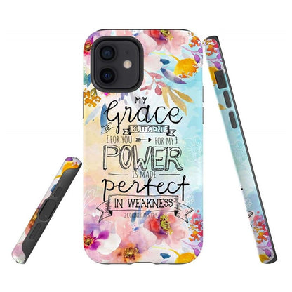 2 Corinthians 129 My Grace Is Sufficient For You Phone Case - Bible Verse Phone Cases- Iphone Samsung Cases Christian