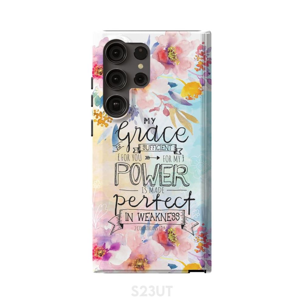 2 Corinthians 129 My Grace Is Sufficient For You Phone Case - Bible Verse Phone Cases- Iphone Samsung Cases Christian