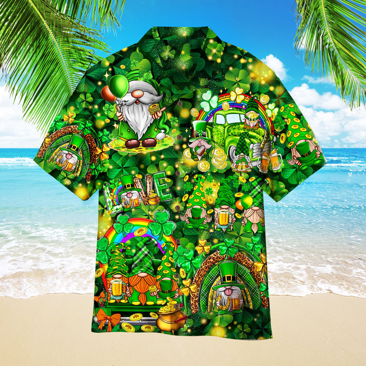 Amazing Irish Gnomes So Cute On St Patrick Day Hawaiian Shirts For Men & For Women - St Patrick's Day Gifts