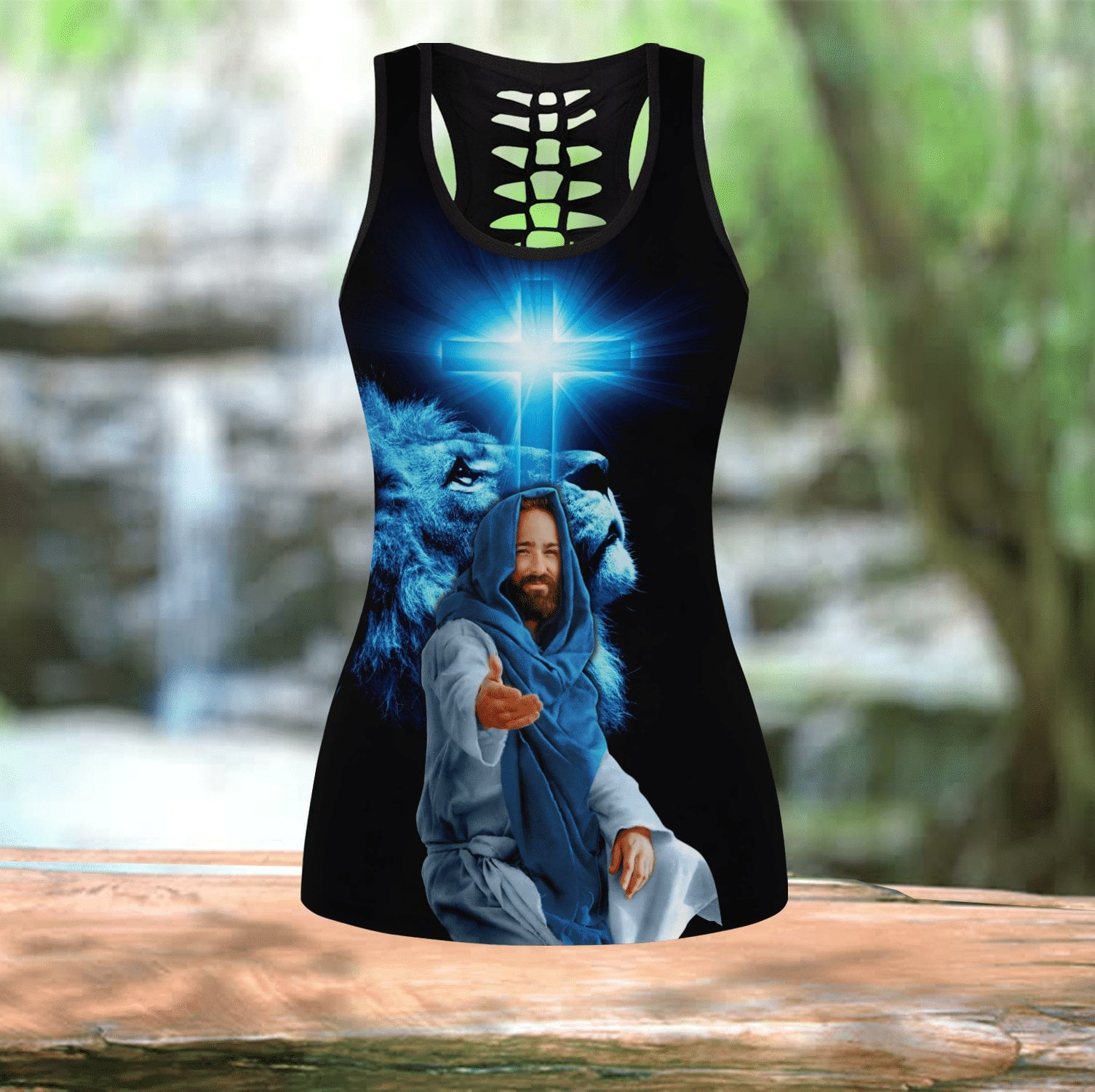 Jesus Tank And Legging - Christian Tank Top And Legging Sets For Women