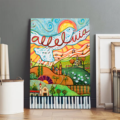 Alleluia Canvas Wall Art - Religious Wall Decor