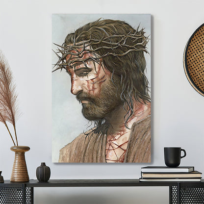 Jesus Canvas Painting - Jesus Poster - Jesus Canvas Art - Scripture Canvas - Ciaocustom