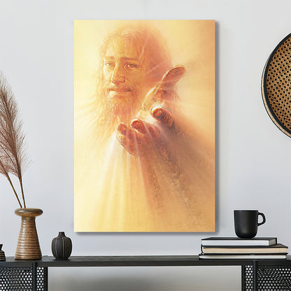 Bright Light Of Jesus Christ- Jesus Pictures - Jesus Canvas Poster - Jesus Wall Art - Christian Canvas Prints - Gift For Christian - Ciaocustom