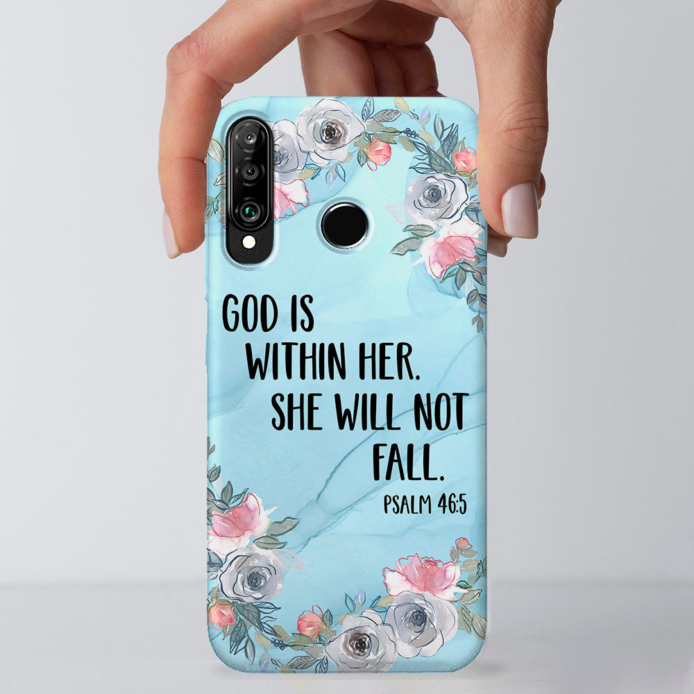 God Is Within Her - Christian Phone Case - Jesus Phone Case - Bible Verse Phone Case - Ciaocustom