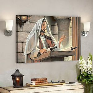 Jesus Canvas Wall Art 44 - Jesus Canvas Painting - Jesus Christ Poster - Jesus Poster - Bible Verse Canvas Wall Art - God Canvas - Scripture Canvas - Ciaocustom