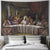 Last Supper Painting Black Jesus - Christian Wall Tapestry - Bible Tapestry - Religious Tapestry Wall Hangings - Bible Verse Wall Tapestry - Religious Tapestry - Ciaocustom
