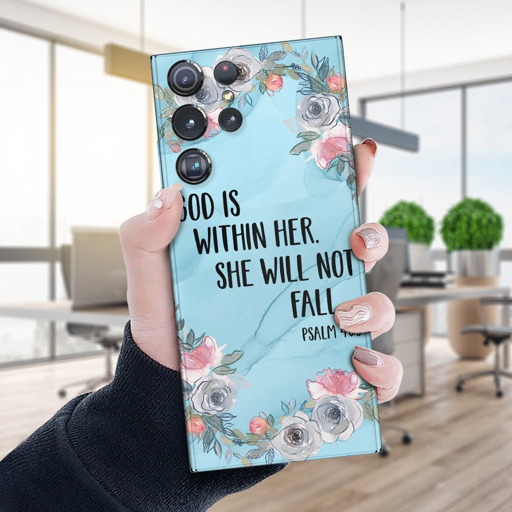 God Is Within Her - Christian Phone Case - Jesus Phone Case - Bible Verse Phone Case - Ciaocustom