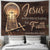 Jesus Key Tapestry - Faith Tapestry - Christian Wall Tapestry - Religious Tapestry Wall Hangings - Bible Tapestry - Home Decor - Ciaocustom